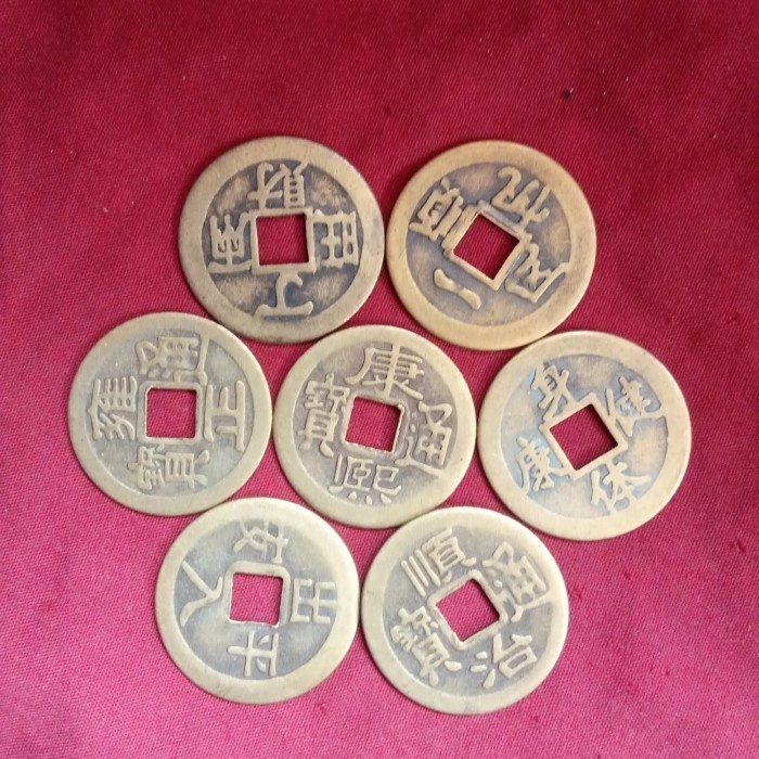 uang koin cina keberuntungan 20mm Terlaris