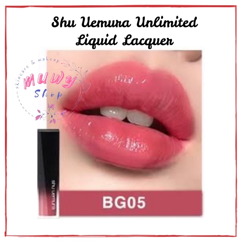 Shu Uemura Rouge Unlimited Liquid Matte Lipstick real size