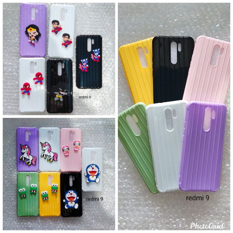 case xiaomi redmi 9 Soft case softcase silikon karakter polos