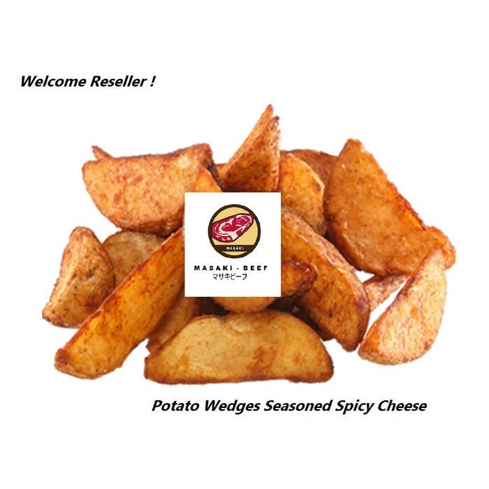 

GROSIR ! Potato Wedges / French Frites Wedges Cheese Spicy 1kg