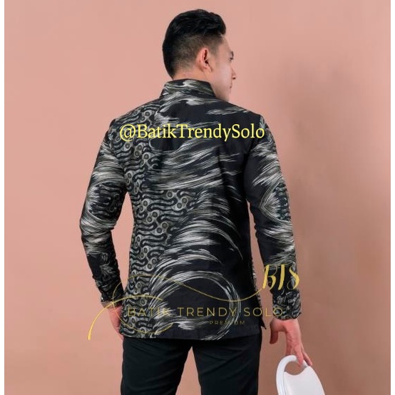 Hem  Kemeja Baju Batik Pria Cowok Laki Laki Slimfit Full Lapis Furing Lengan Panjang Lengan Pendek Original Asli Batik Jumanta Solo Laweyan Size S M L Xl XXL Bahan Katun Premium  114