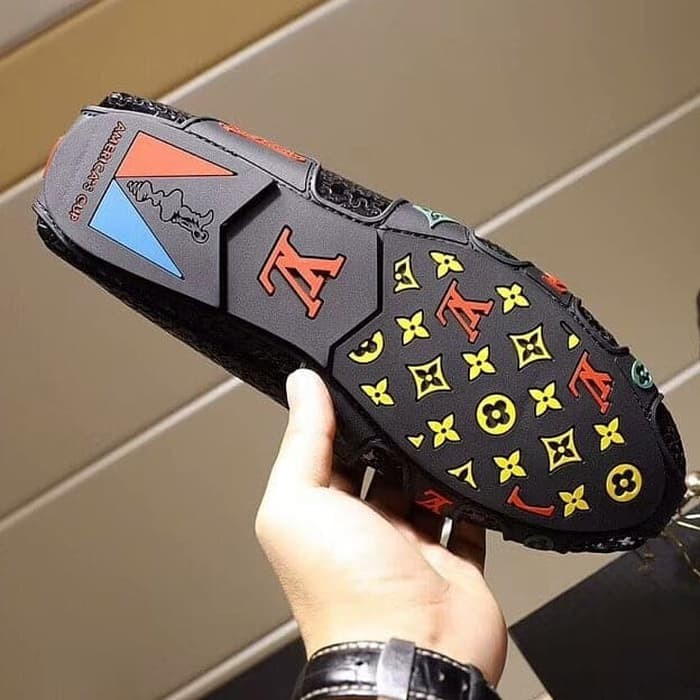 sepatu loafer pria lv mirror