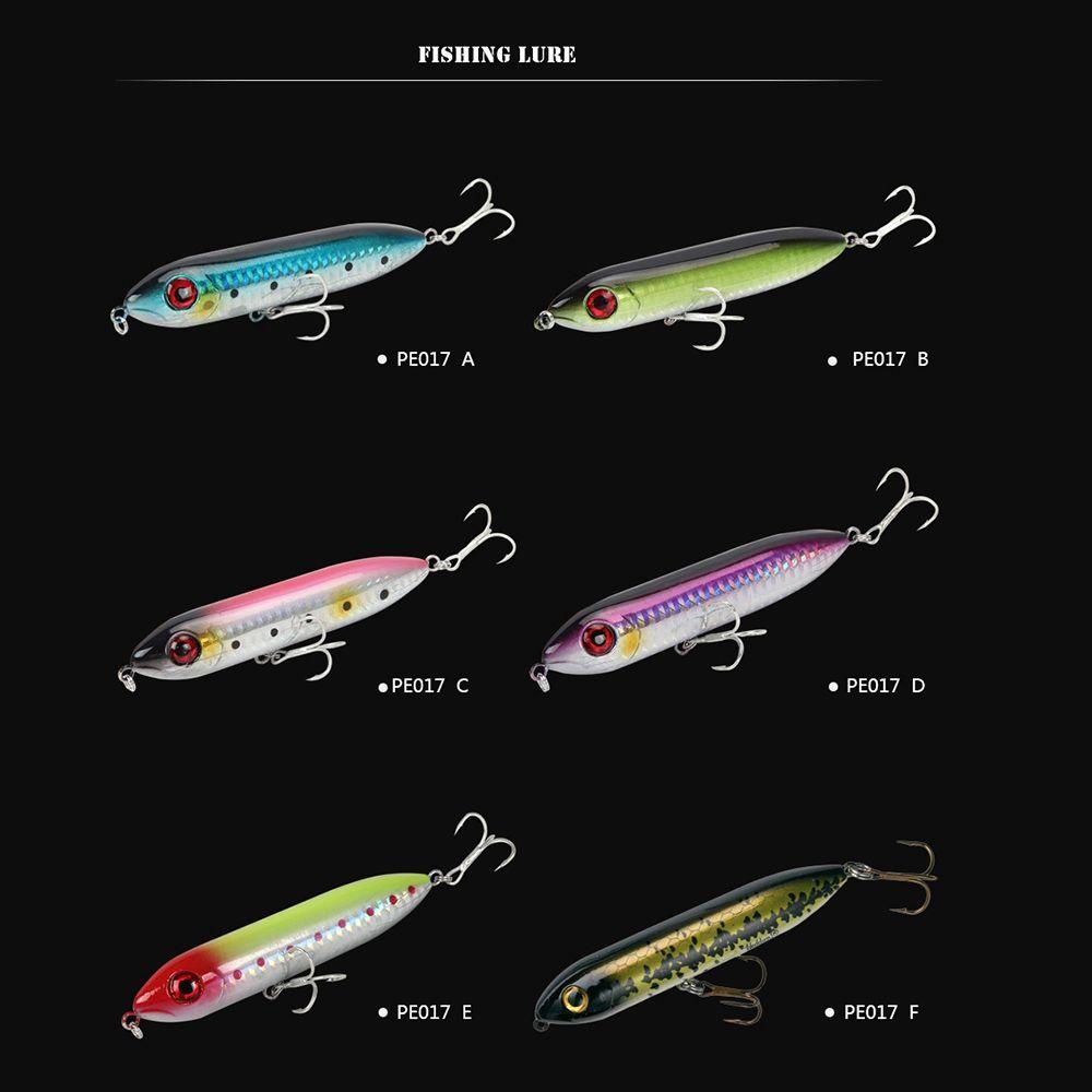 Top Floating Pencil Tenggelam Minnow Umpan Multicolor Crankbaits Umpan Ikan Kecil Yang Bermanfaat
