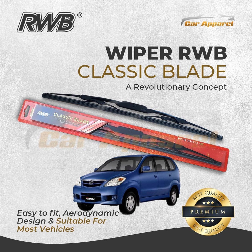 Wiper RWB Classic / Windshield Avanza xenia old 2004-2010 Classic RWB