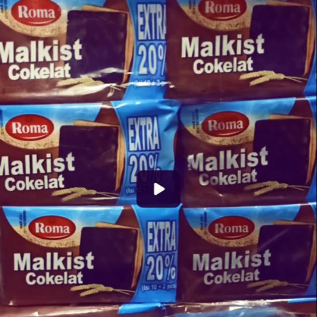 

Roma malkist cokelat per bungkus