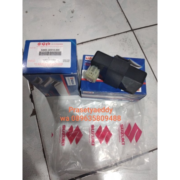 CDI ECU 30D SHOGUN 110 R LAMA OLD KEBO ORIGINAL ORI ASLI SUZUKI SGP 32900-30D10-000