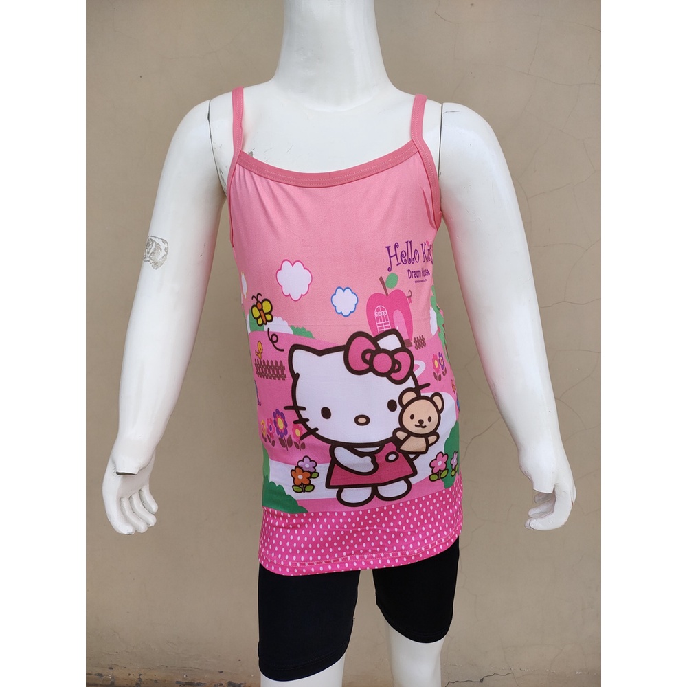 Kaos Singlet Motif HK DREAM HOUSE TALI BESAR TALI KECIL / Kaos Dalam Anak Perempuan