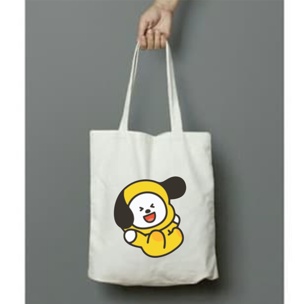 Totebag BT21 ( CHIMMY ) ll PAKAI RESLETING