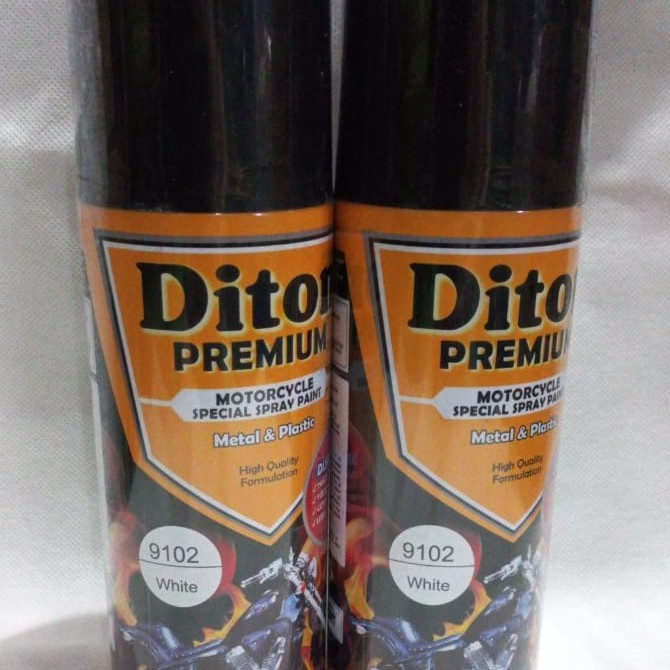 Pilok Cat Pilox DITON Premium 9102 White / Putih Mengkilap / Putih Glossy (400cc)