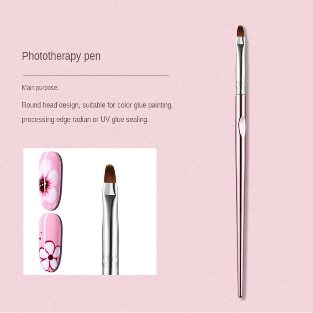 Solighter Nail Art Brush Acrylic Alat Manikmanik Menggambar Pena Manicure Brush