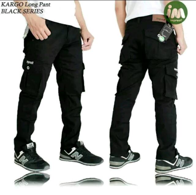 Celana cargo pria cargo long pants cargo panjang