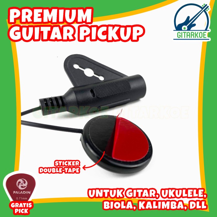 Pickup Gitar Spul Tempel Untuk Gitar Akustik Klasik Guitalele Ukulele Biola Kalimba