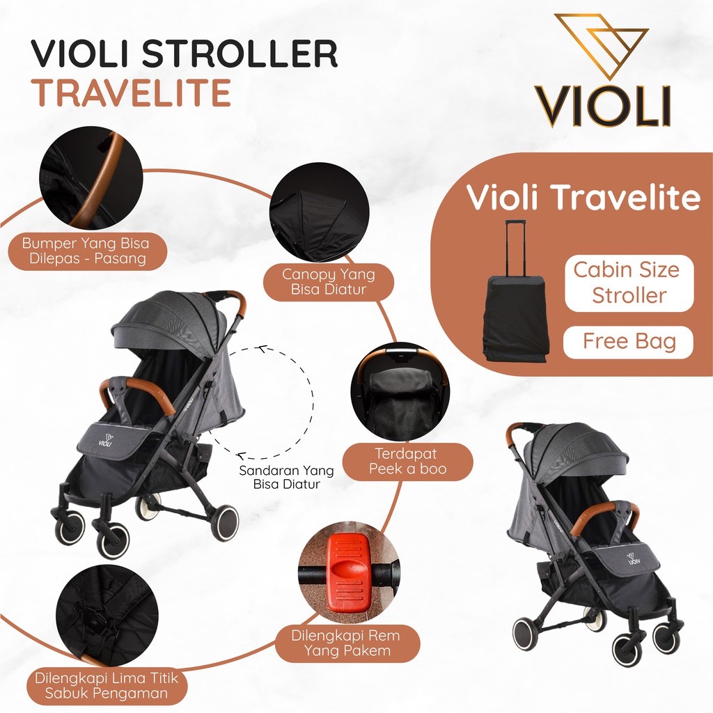 VIOLI STROLLER TRAVELITE