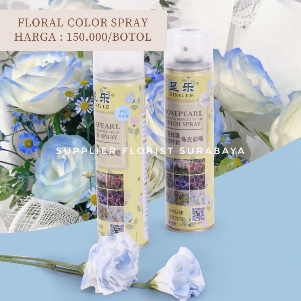 FLORAL SPRAY SEMPROT BUNGA CAT BUNGA ASLI FRESH FLOWER DESIGN MASTER