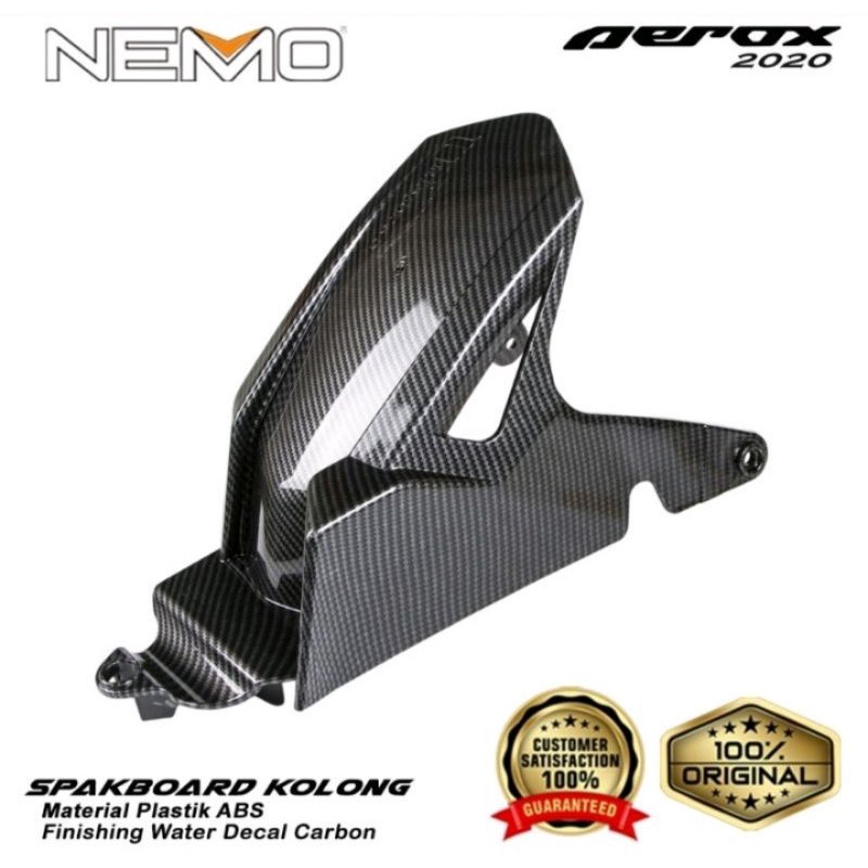 SPAKBOR KOLONG AEROX NEW CONNECTED 2021 CARBON NEMO / HUGGER KOLONG AEROX NEW