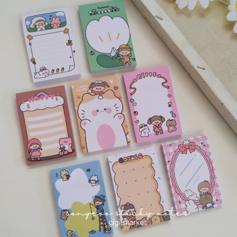 

GIGIL MARKET | SONYEOO STICKY NOTES