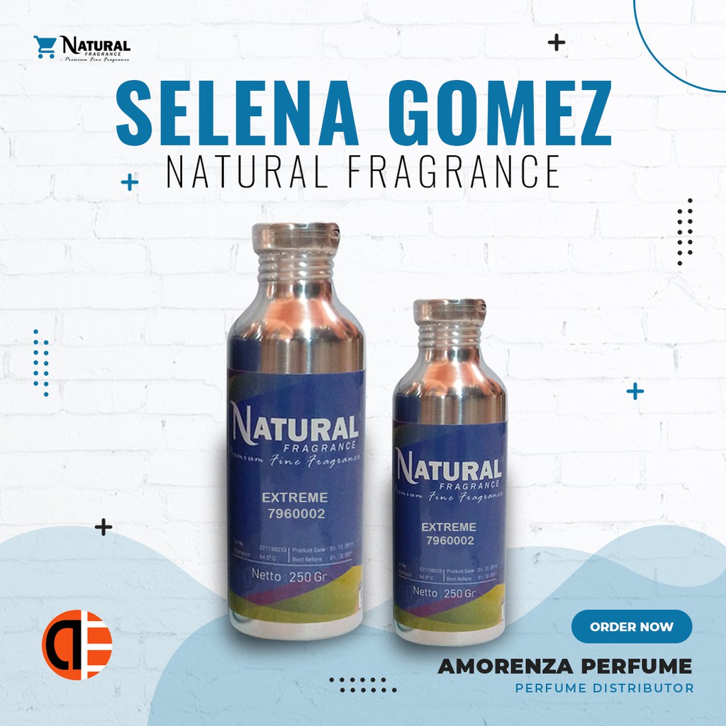 Bibit Parfum Murni S3lena Gom3z For Women - Gomez Natural Fragrance Kemasan 250ml Segel Pabrik