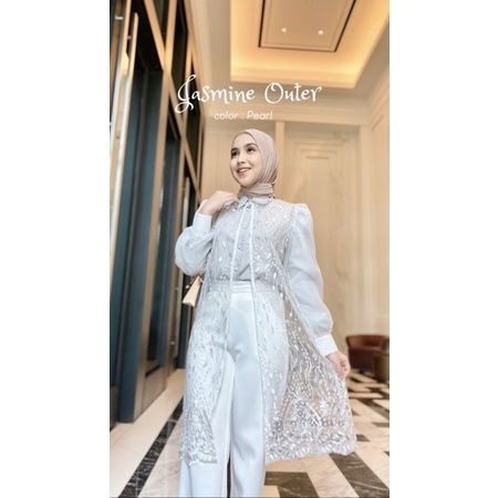 Jasmine Outer by saine warna pearl ukuran SM