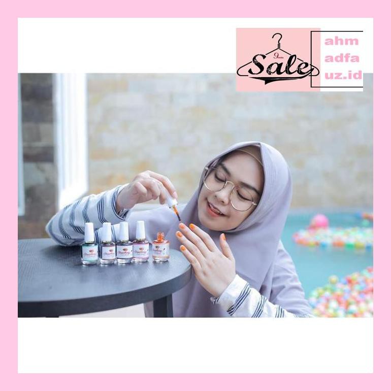 Skhart2 Strawberry Nail Henna Pacar Kuku Kutek Henna Halal Sah Dibawa Sholat - Orange Artnail5Pp