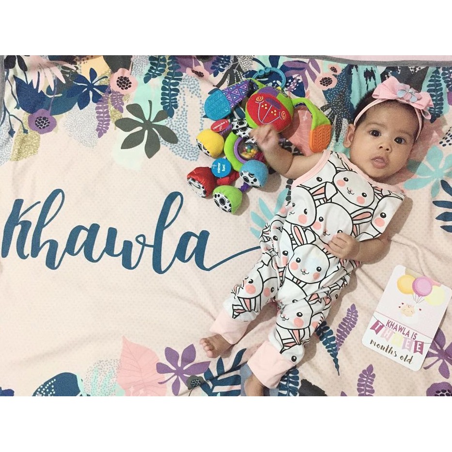 Maison Elmesa Baby Blanket Selimut Bayi Selimut Nama Gardenia Series