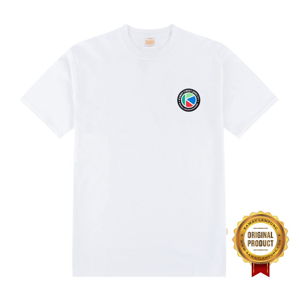 Kaway T-shirt Kaos SLAP EST WHITE