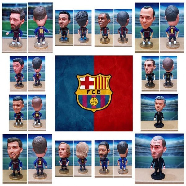 Minifigure Kodoto Pemain Bola Fc Barcelona Home
