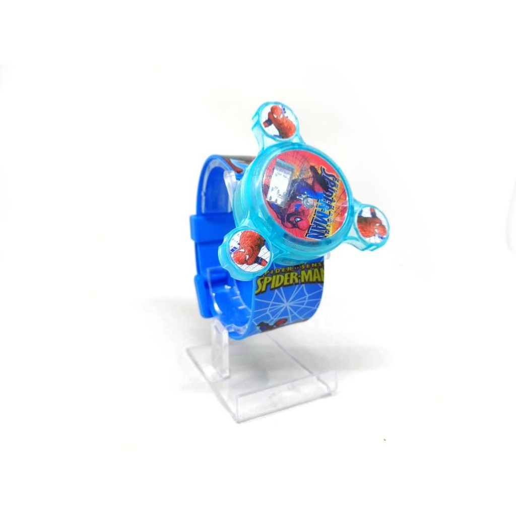 Parling Laris! JAM TANGAN SPIDERMAN SPINNER ANAK LAKI-LAKI COWOK MUSIK LAMPU GROSIR Low Price!