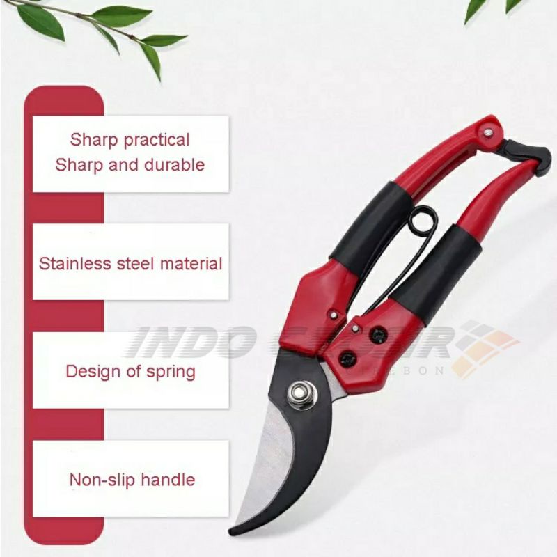 Kenmaster Gunting Dahan Serbaguna Alat Potong Dahan Ranting Tanaman Bunga Stek Pruning Shears