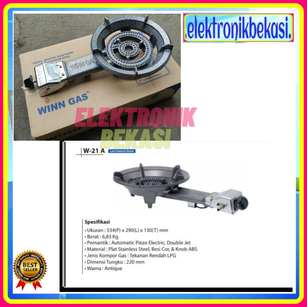 KOMPOR MAWAR WINN GAS 21 A