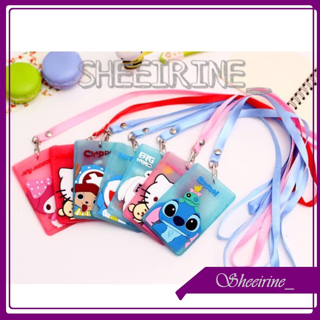 

ID Card Holder Kartun Tempat Kartu Motif Kartun Lucu sheeirine_