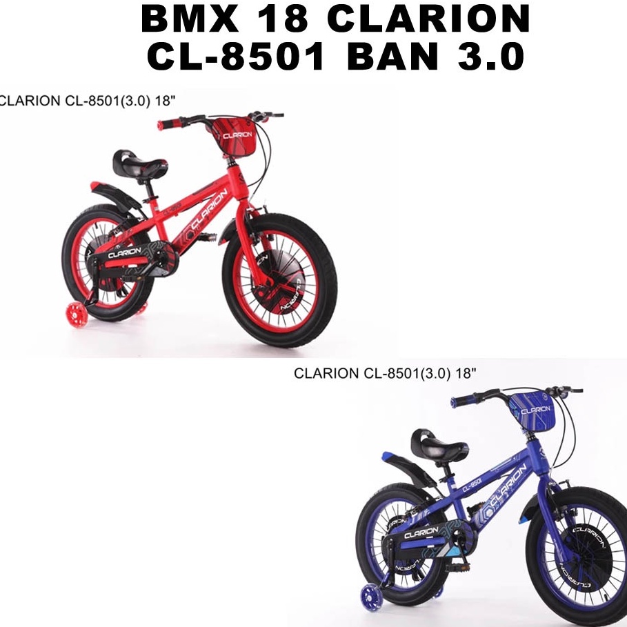 Sepeda BMX 18 Inch Clarion CL-8501 Ban 3.0