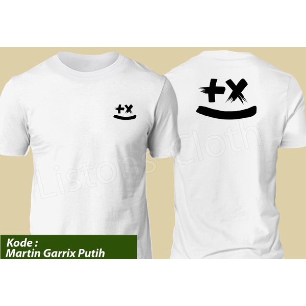 DI JUAL KAOS DJ MARTIN GARRIX DUA SISI PUTIH DWP 2017 EDM RAVE PARTY