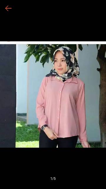 PROMO READY KEMEJA POLOS//KEMEJA KERJA KEKINIAN (1KG MUAT 7PCS)
