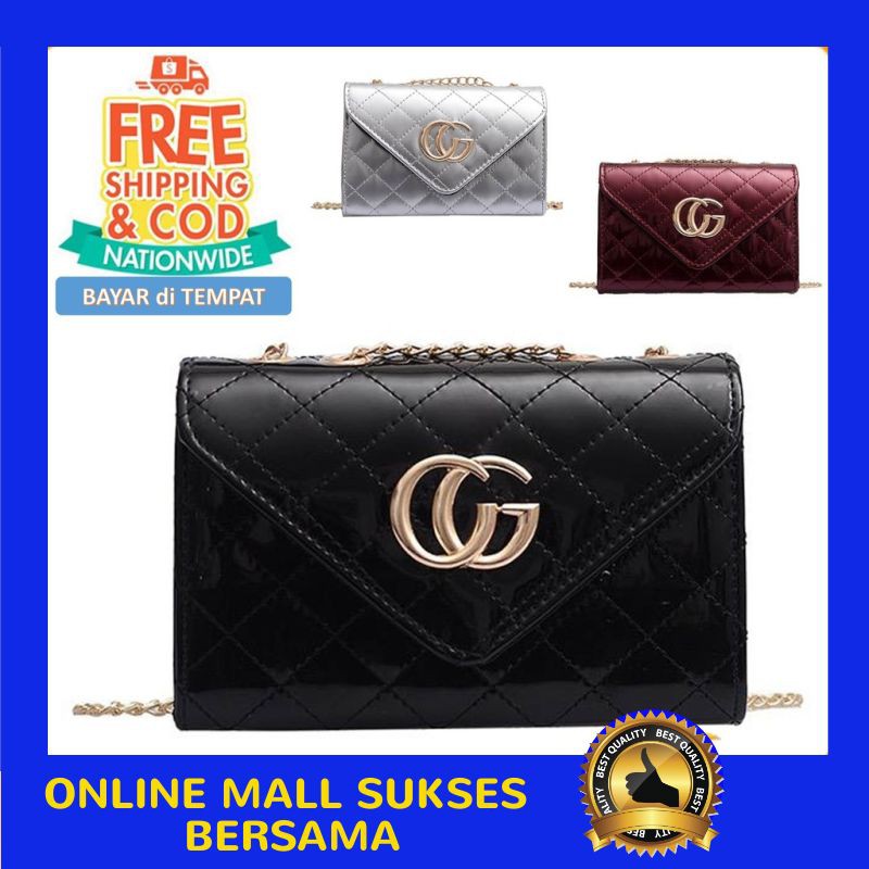 OMSB TAS SELEMPANG WANITA CG 1307 TAS SELEMPANG TREND 2019 IMPORT BATAM