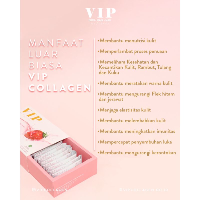 ⭐️ Jendela Kosmetik ⭐️ VIP Collagen Drink BPOM / Suplemen Pemutih kulit BPOM / Colagen Drink / Collagen Pemutih Badan / Colagen Pemutih Kulit / Suplemen Pemutih Badan / Colagen Pemutih Badan / Vitamin Kulit Suplemen