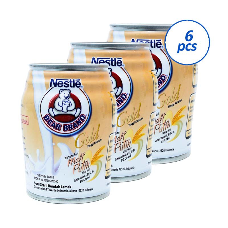 

Bear Brand Gold White [6 pcs/140 mL]