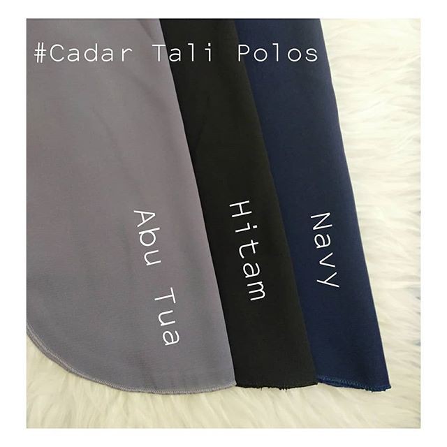 [HUSNA HIJAB] Cadar Tali Polos Murah / Cadar Tali Polos Wolfis / Cadar Murah