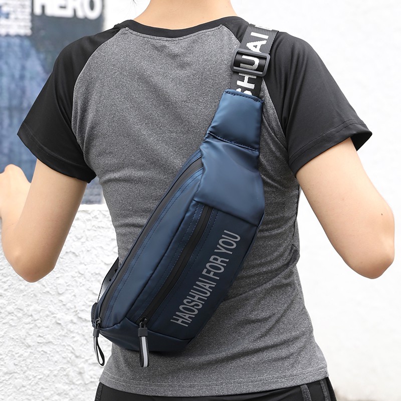 HAOSHUAI 3396 Tas Selempang Pria Wanita Waistbag Waterproof WATCHKITE WKOS