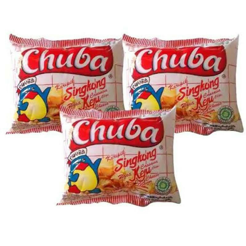 

CHUBA KEJU dan BALADO KERIPIK SINGKONG 1 pack isi 20 pcs