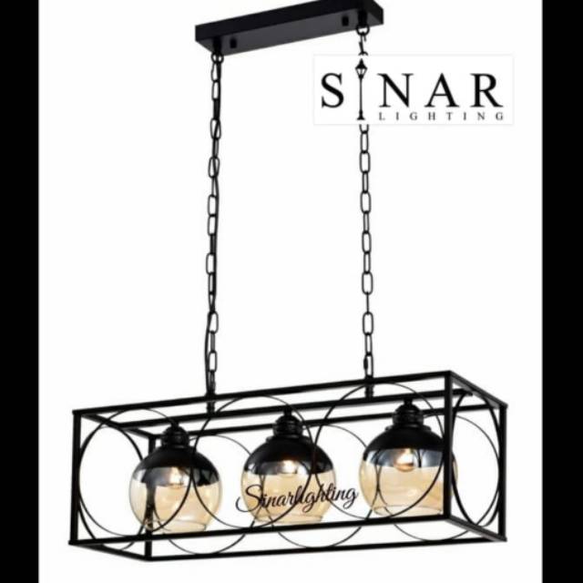 Lampu gantung meja makan minimalis 6065-3