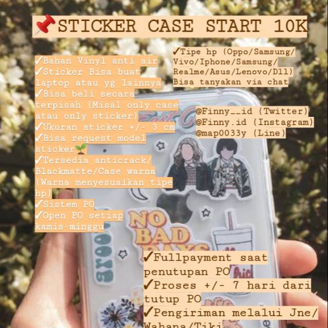 

STICKER CASE CUSTOM