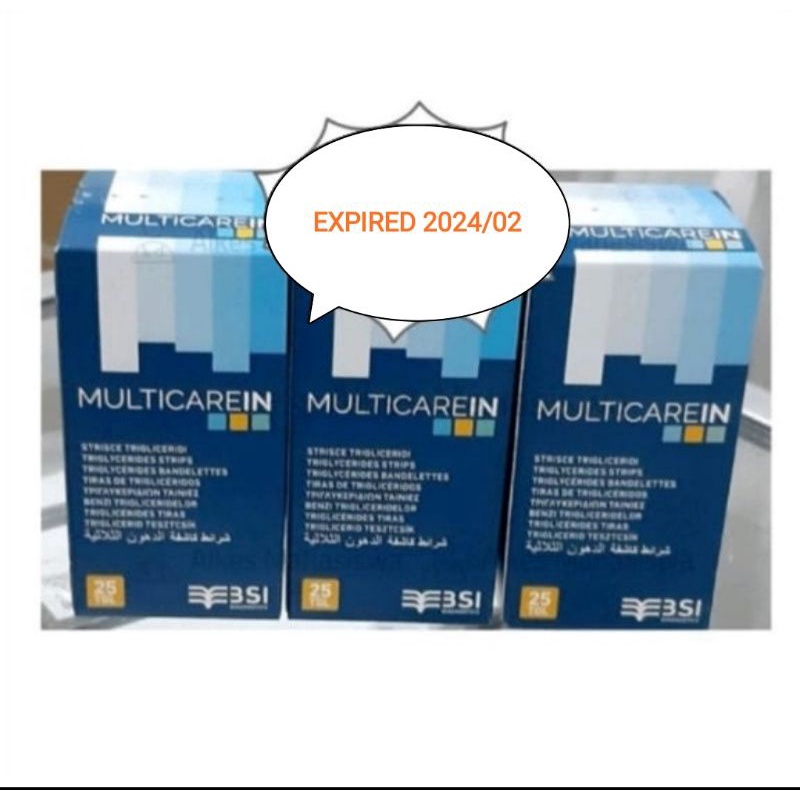 STRIP MULTICARE IN TRIGLISERIDA ISI 25