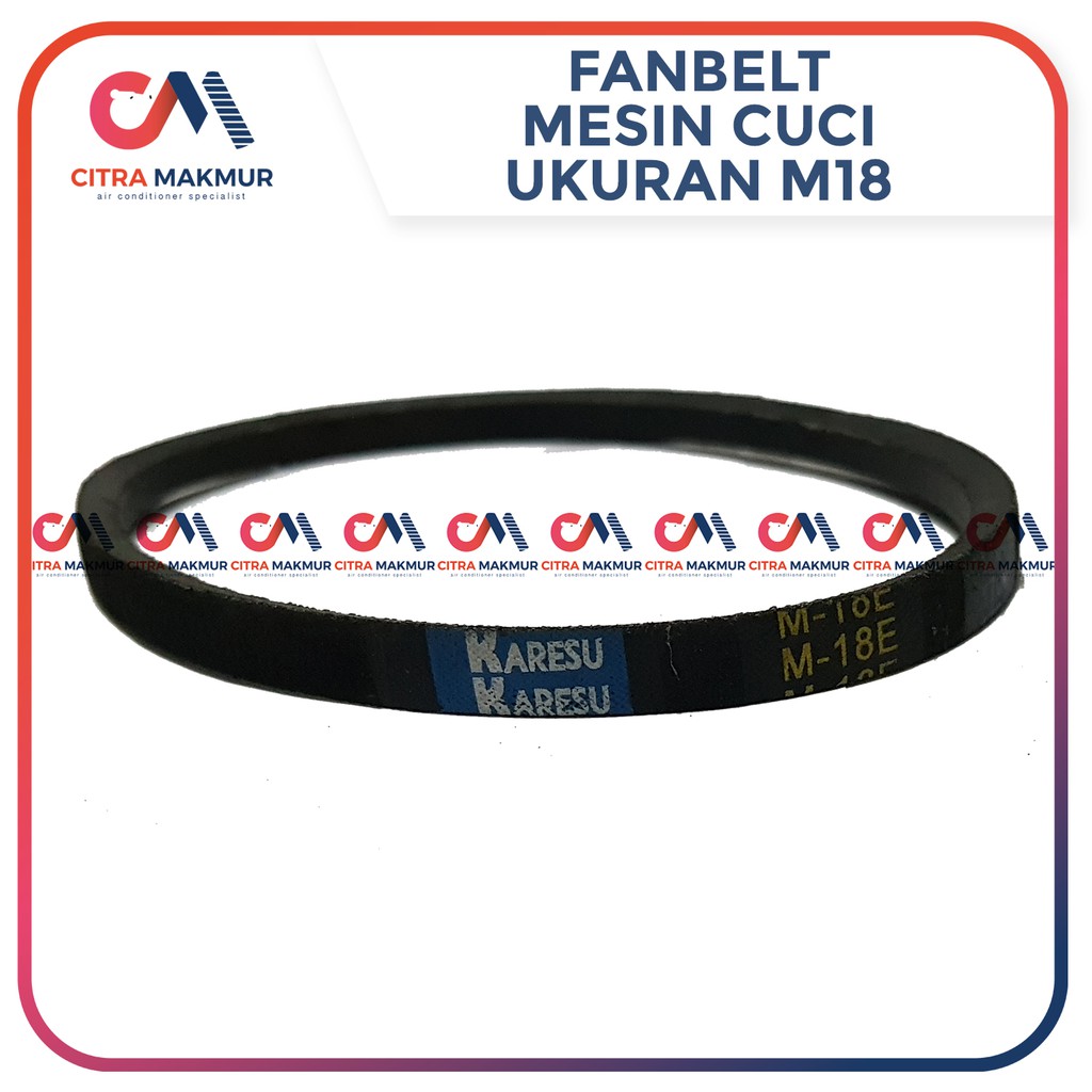 Vanbelt M18 Mesin Cuci V Van Fan Belt Panbel Panasonic Fanbelt Vbelt M 18