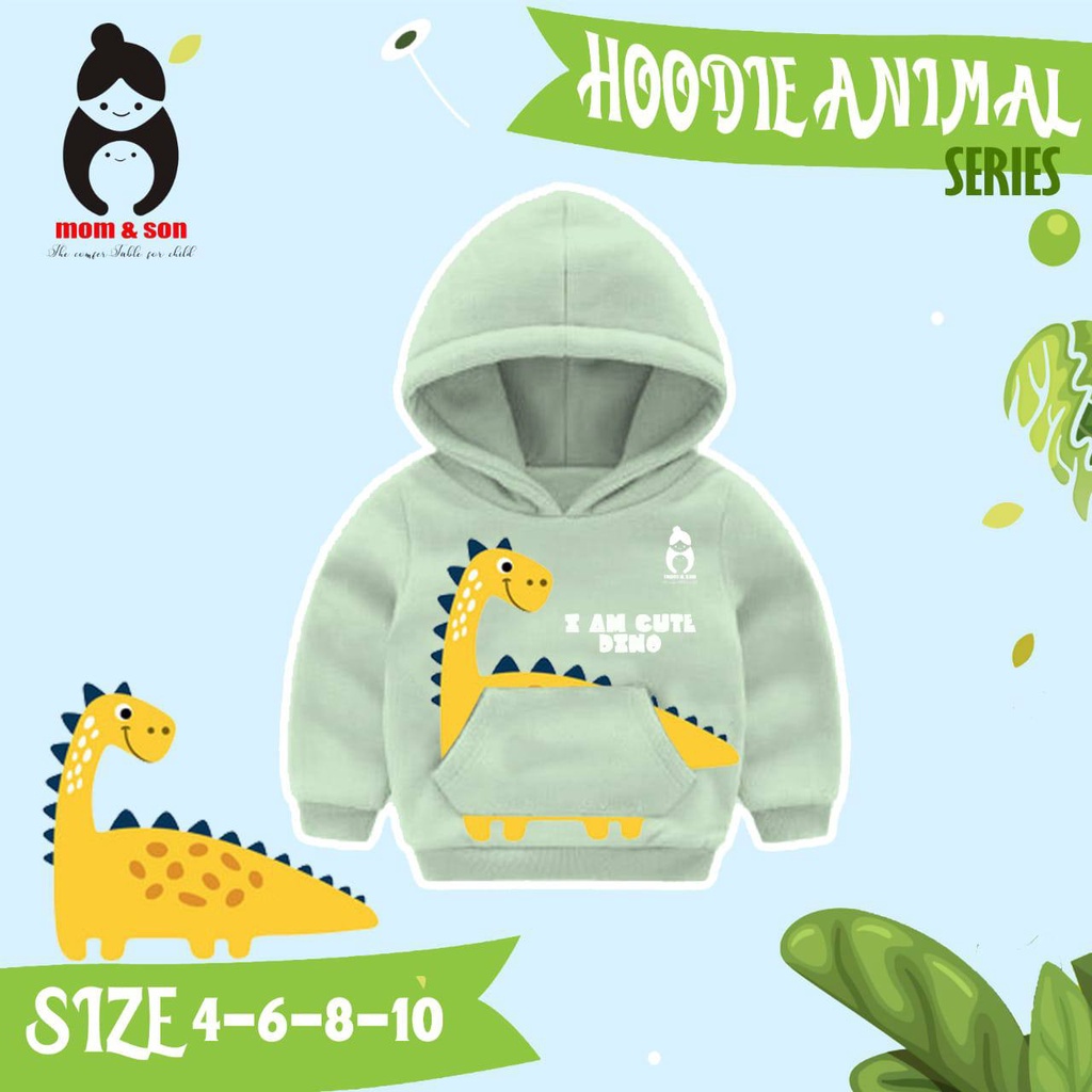 Hoodie Animal Series Mom &amp; Son