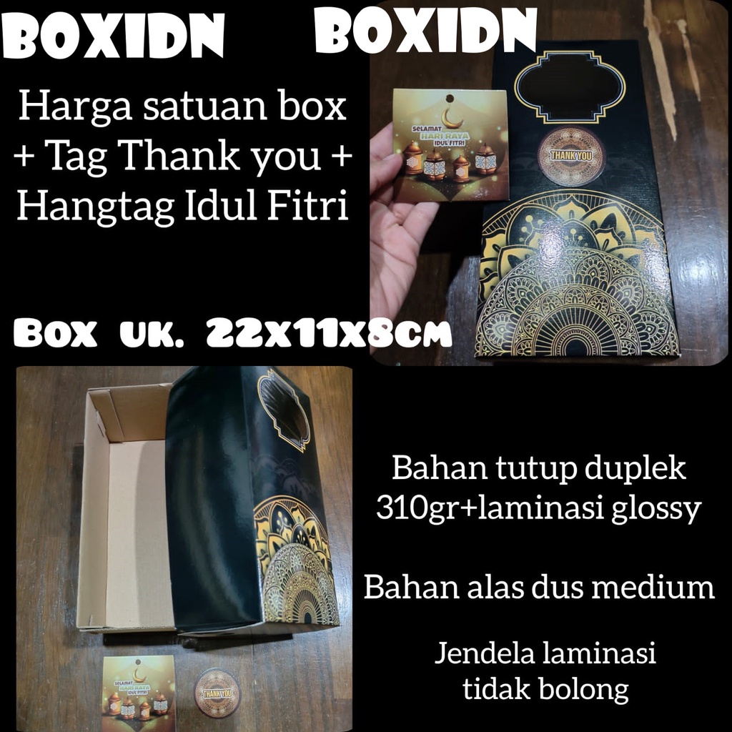 

Black Box Lebaran 22x11 x8cm Box Lebaran 2 toples 300gr kotak Dus Lebaran Kuker Box Cookies Lebaran Box Kue Kering Idul Fitri Box