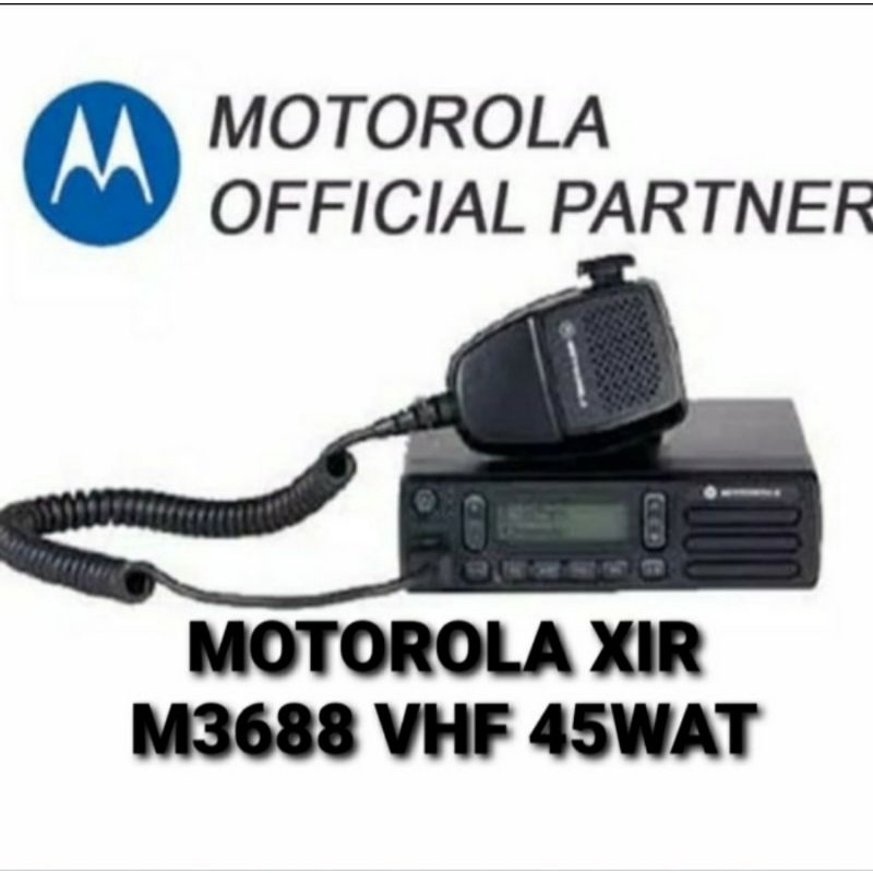 RADIO RIG XIR M3688 VHF 25WAT RIG MOTOROLA XIR M3688 VHF 25WATT