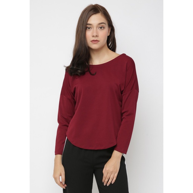 Cammomile Blouse fashion atasan Wanita SP1804035 lengan Cammomile Blouse fashion atasan Wanita SP1804035 lengan