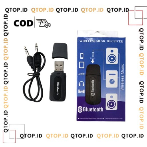 Bluetooth Music Receiver Wireless  / USB Bluetooth Audio / Bluetooth USB Qtop.id