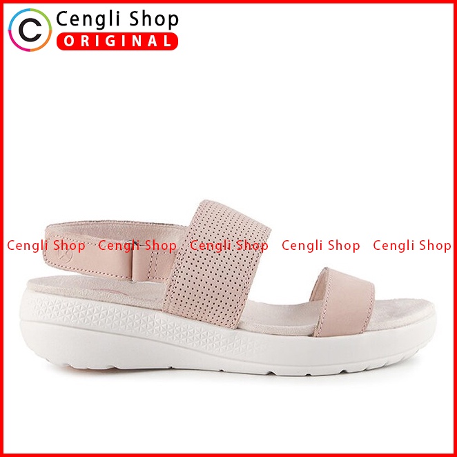 SANDAL WEDGES WANITA HUSH PUPPIES ORIGINAL SLINGBACK CASUAL PINK HW64