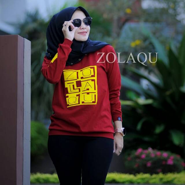 Kaos zolaqu original terbaru merah